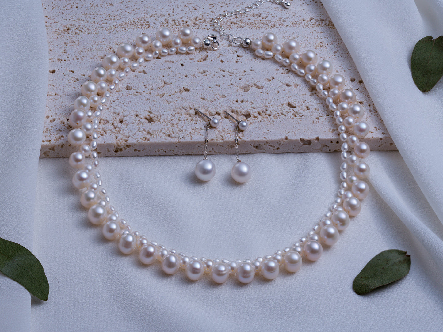 Graduated Pearl Jewellery Set
