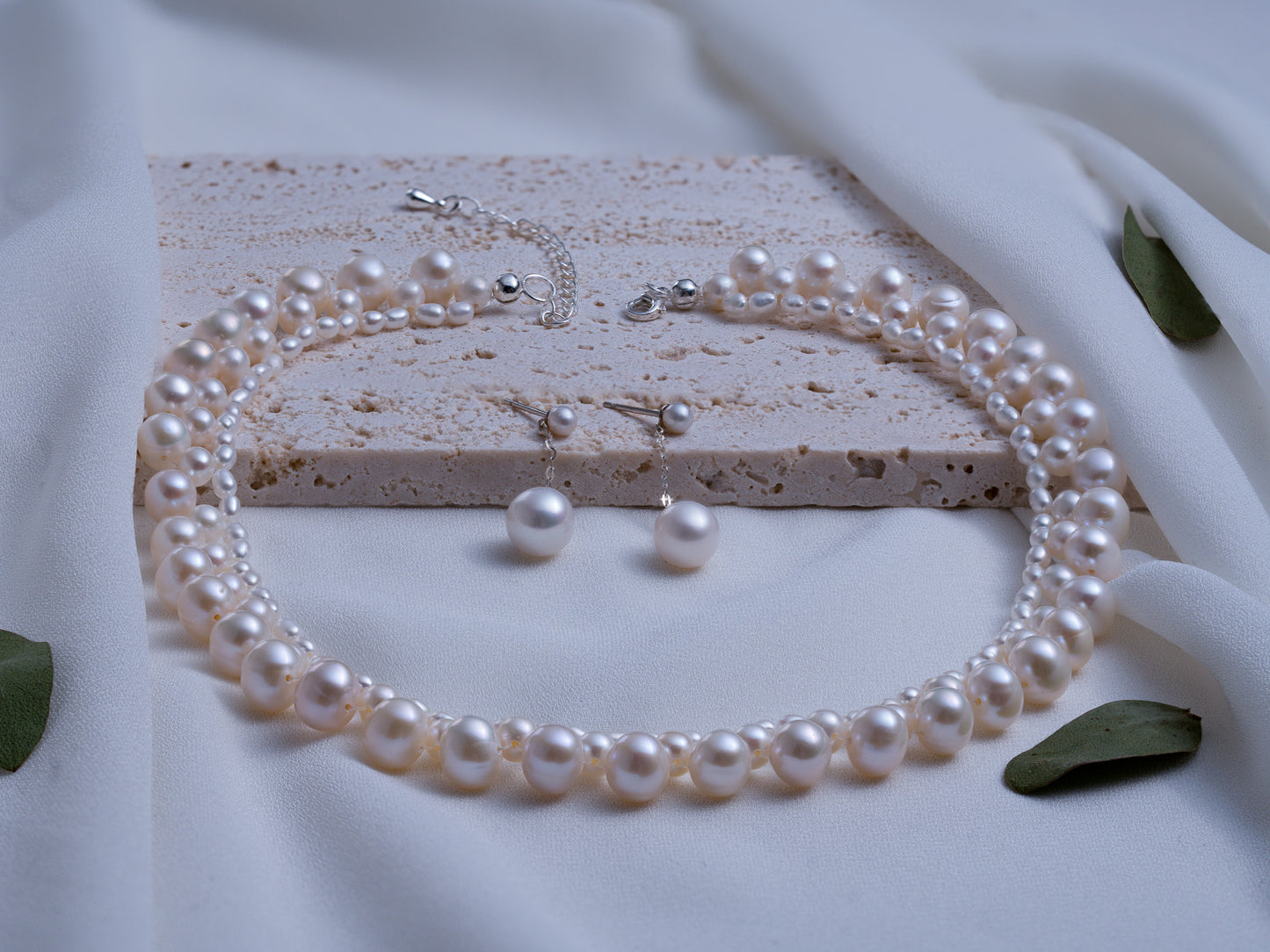 Graduated Pearl Jewellery Set