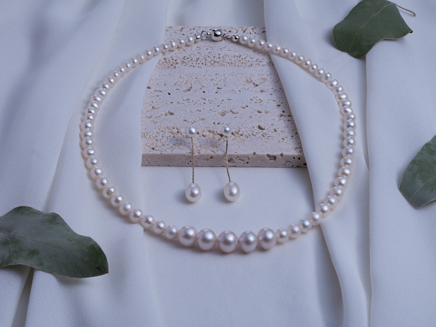 Luxe Tiered Pearl Jewellery Set
