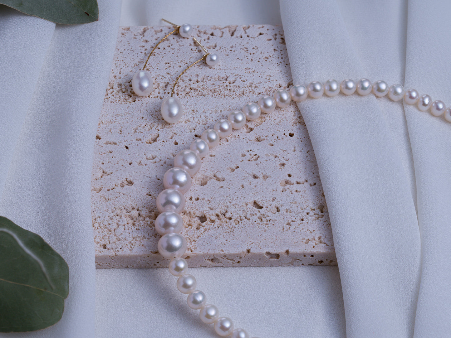 Luxe Tiered Pearl Jewellery Set