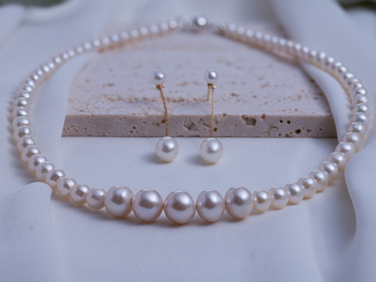 Luxe Tiered Pearl Jewellery Set