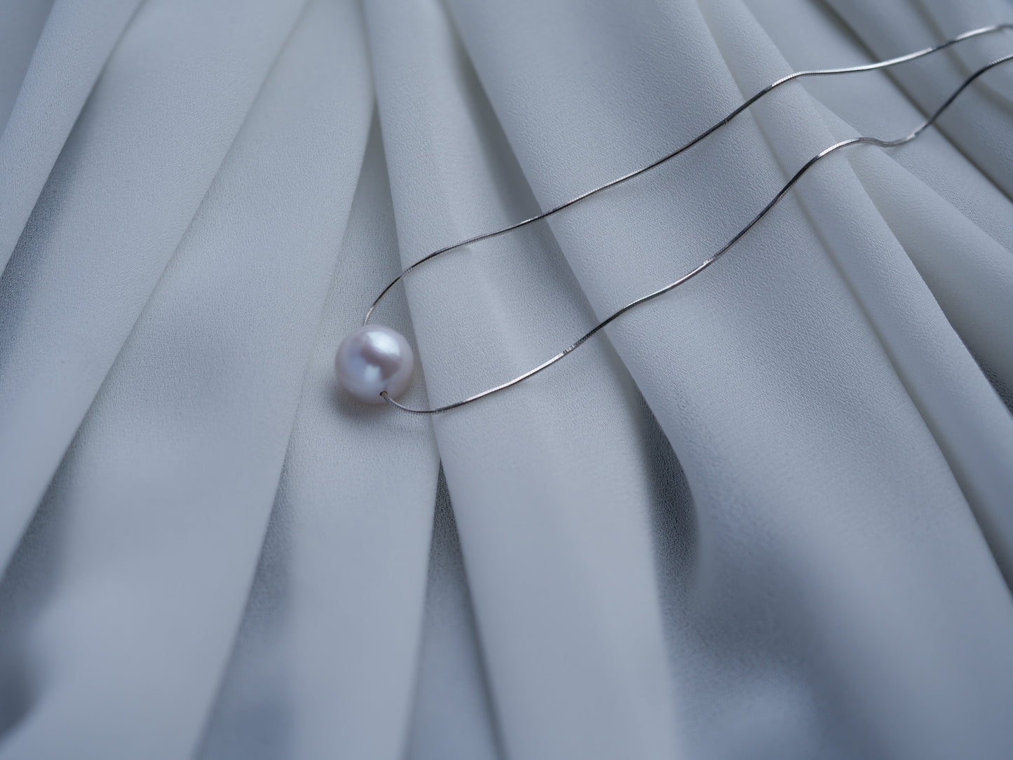 Sterling Silver 12mm AAA Pearl Necklace
