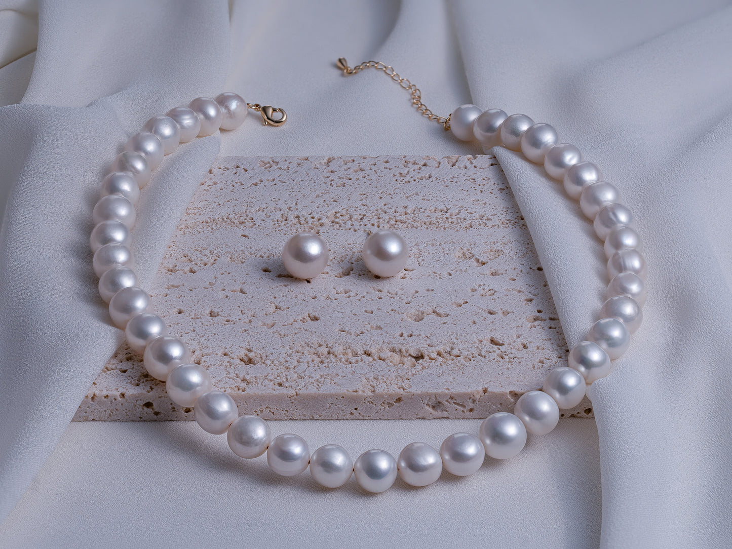 12mm Large Pearl Earrings