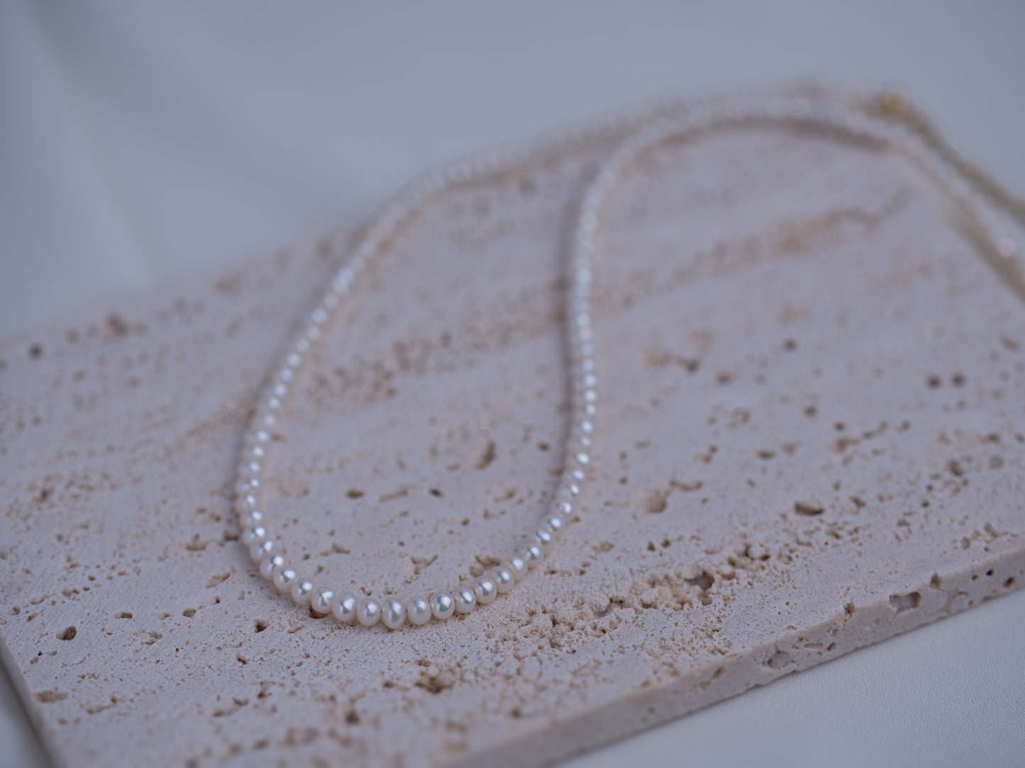 Versatile 4mm Pearl Necklace