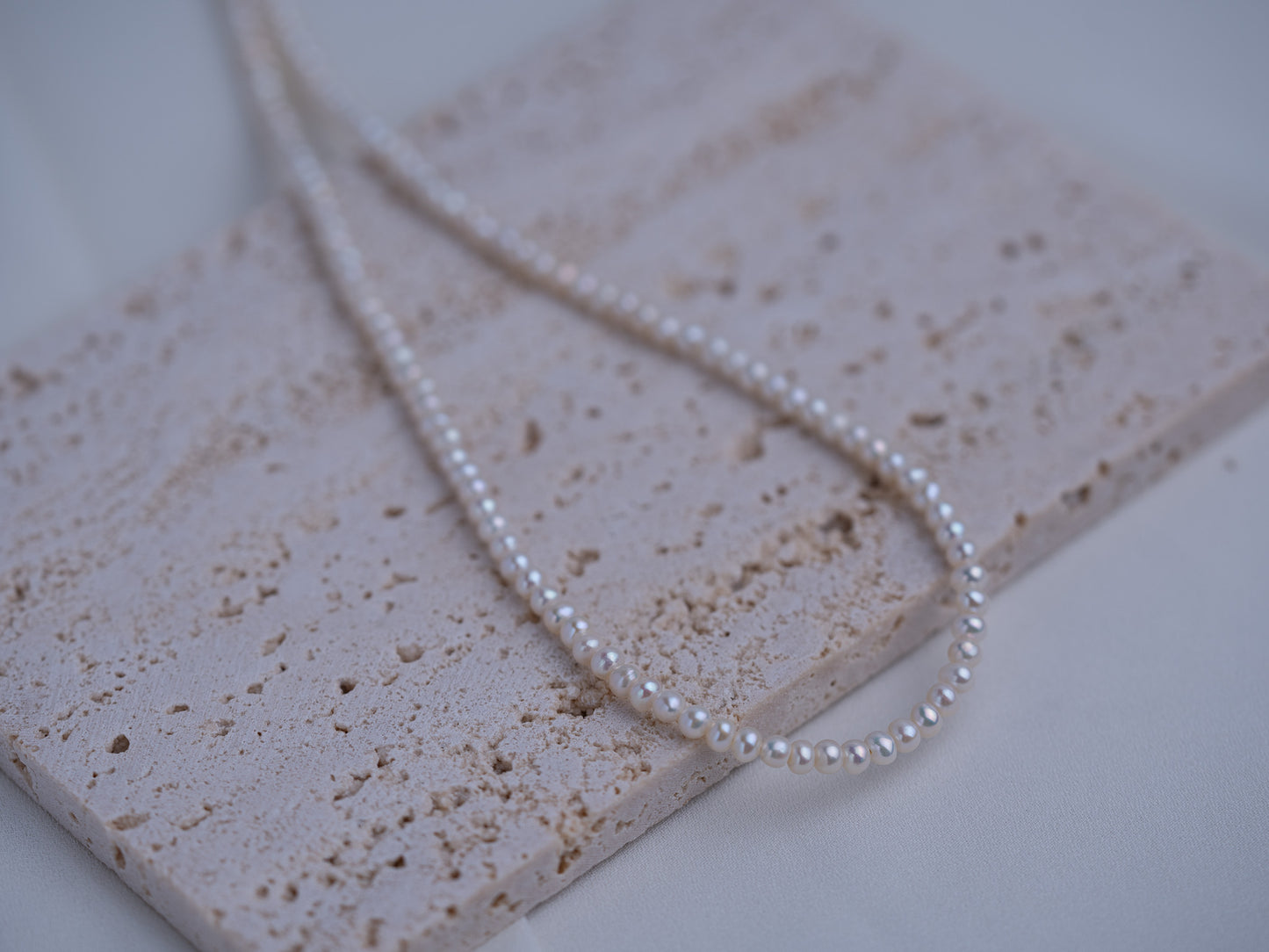 Versatile 4mm Pearl Necklace