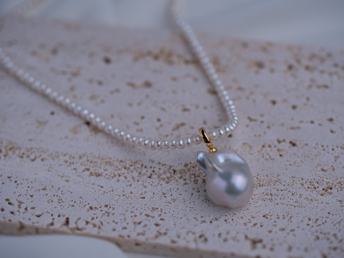 Versatile 4mm Pearl Necklace