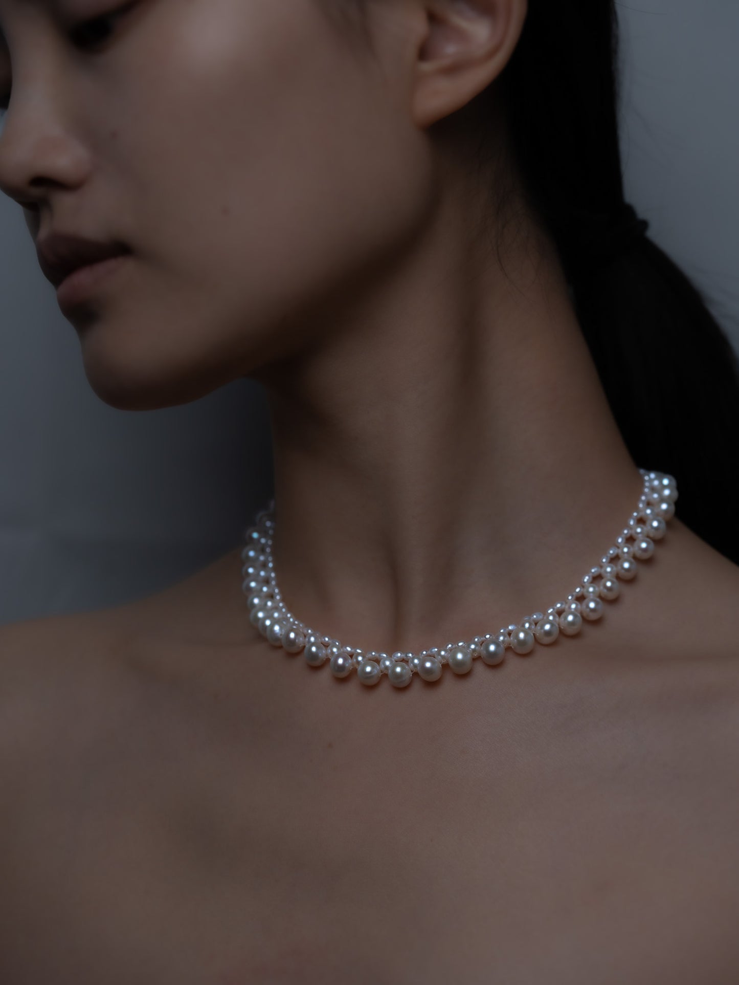 Graduated Pearl Collar