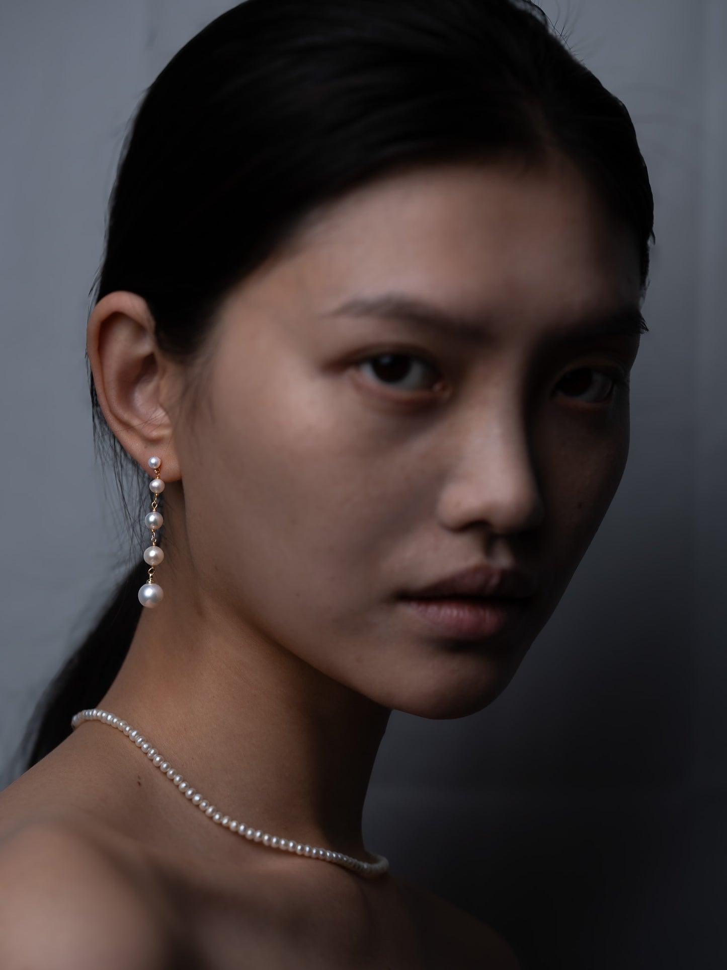 Handmade High-Quality Long Pearl Drop Earrings