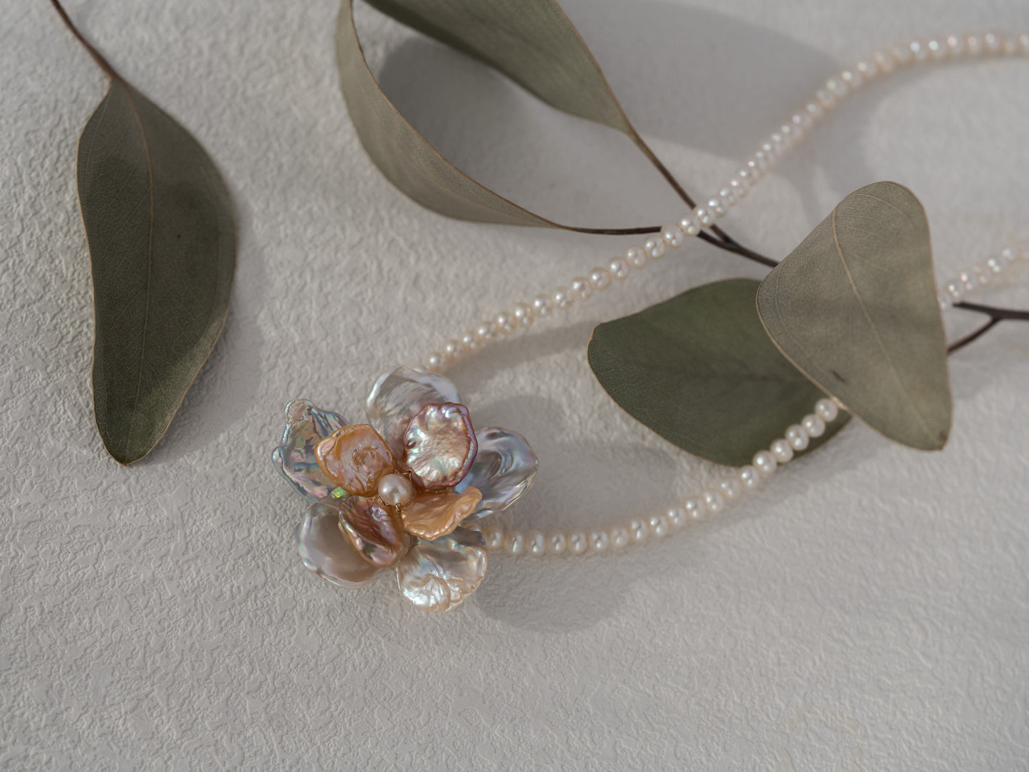Pearl Petals flower Pendants