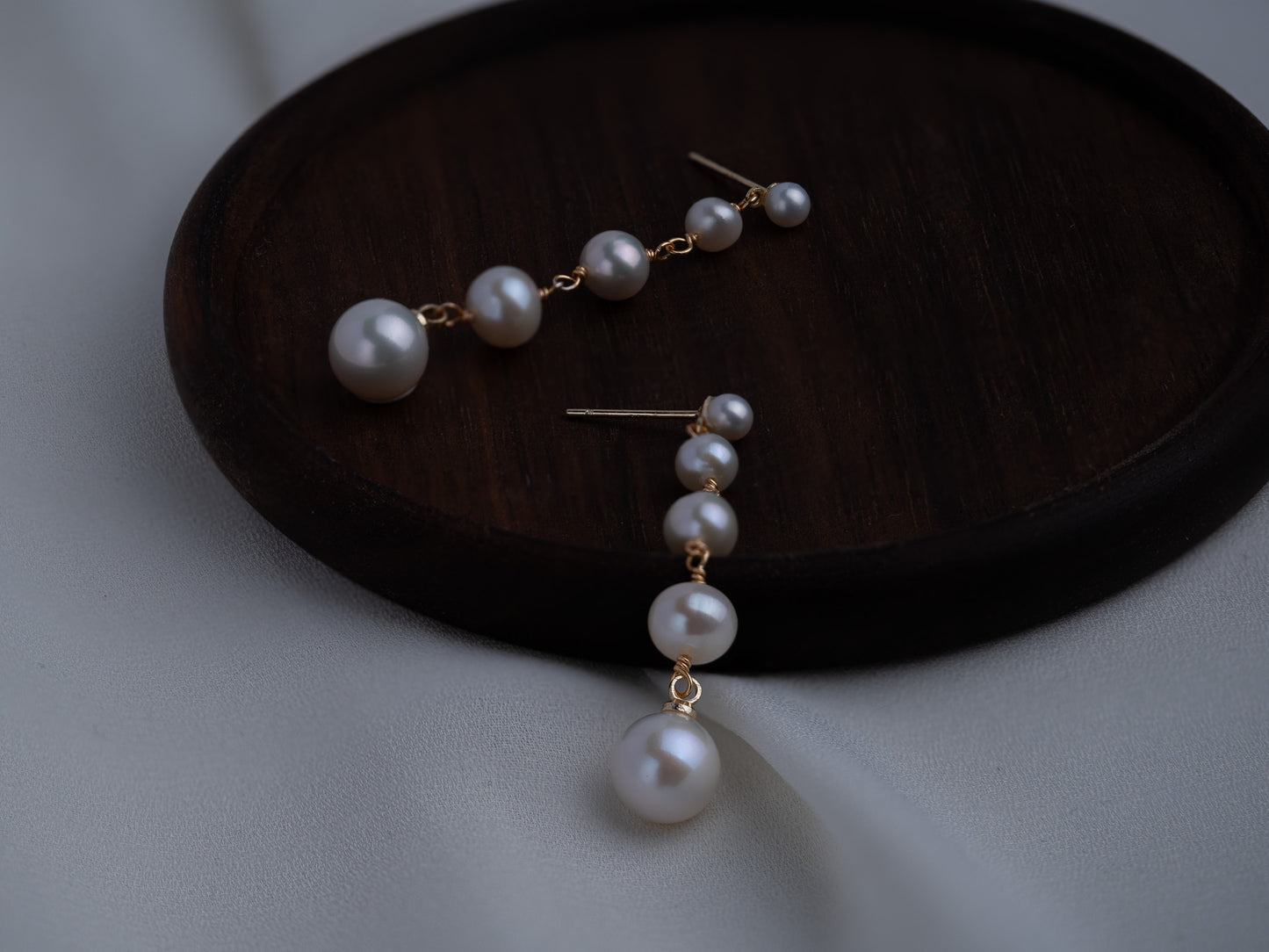 Handmade High-Quality Long Pearl Drop Earrings