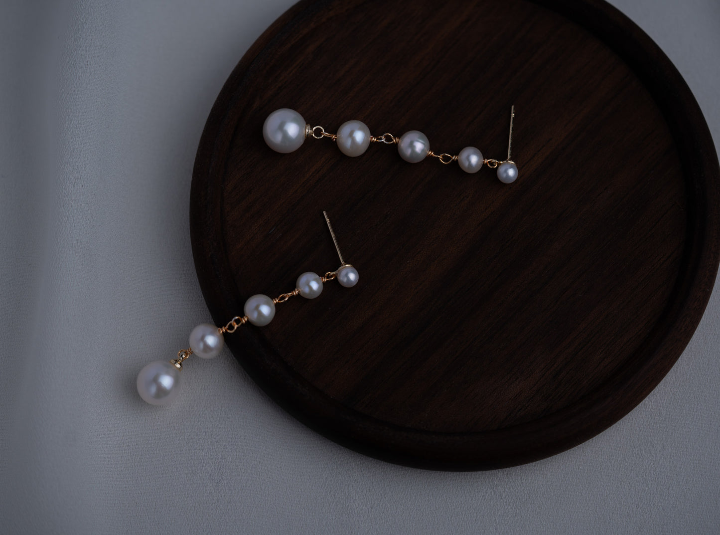 Handmade High-Quality Long Pearl Drop Earrings