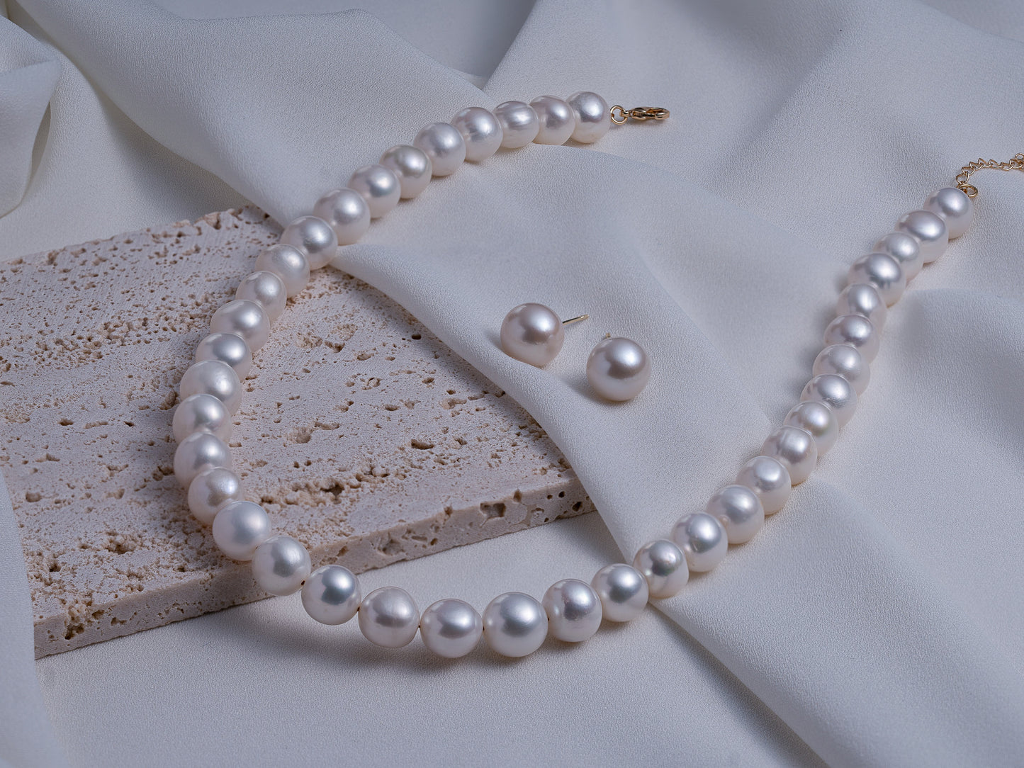 12mm Large Pearl Earrings