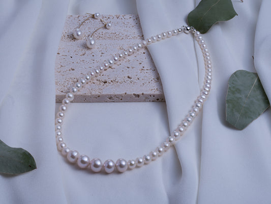 Luxe Tiered Pearl Jewellery Set