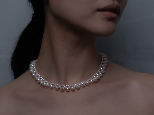Graduated Pearl Collar